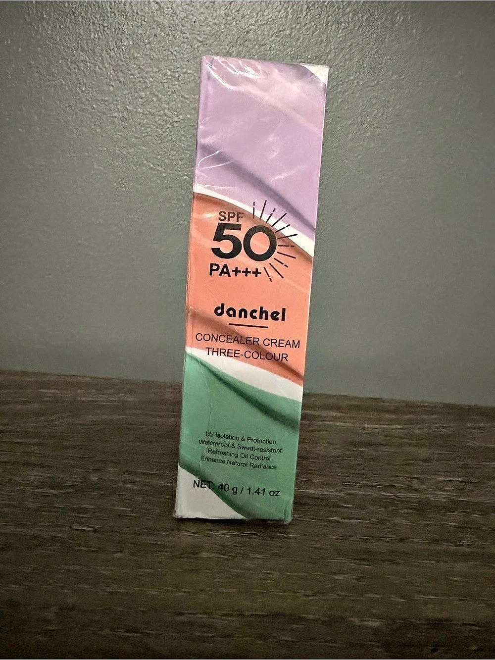 danchel Concealer Cream Three-Colour SPF 50 PA+++ +++ Pink & Green NWT